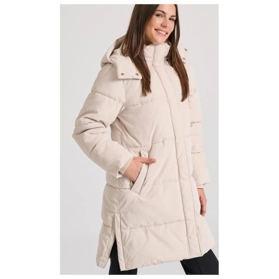 FUNKY BUDDHA Γυναικείο φουσκωτό μπουφάν